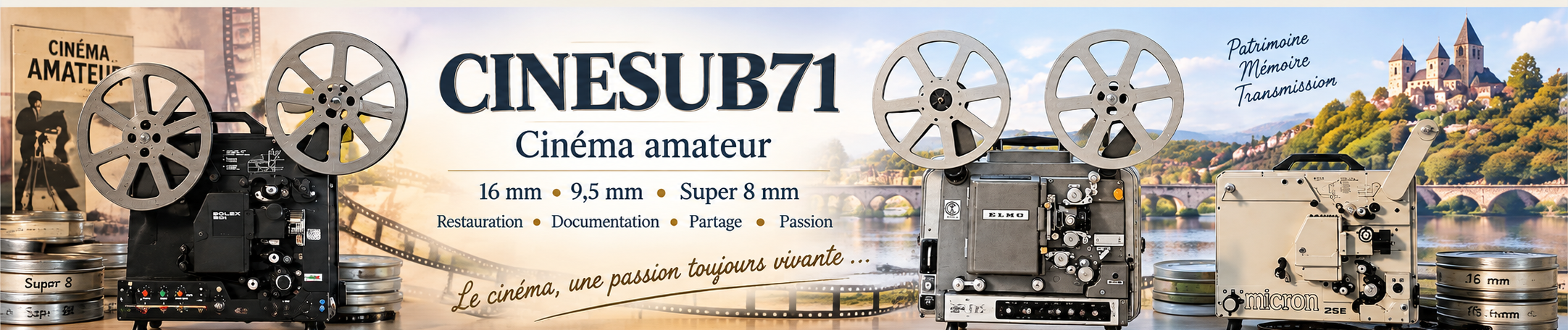 Cinesub71 – cinéma amateur 16 mm, 9,5 mm et Super 8 mm, restauration et documentation